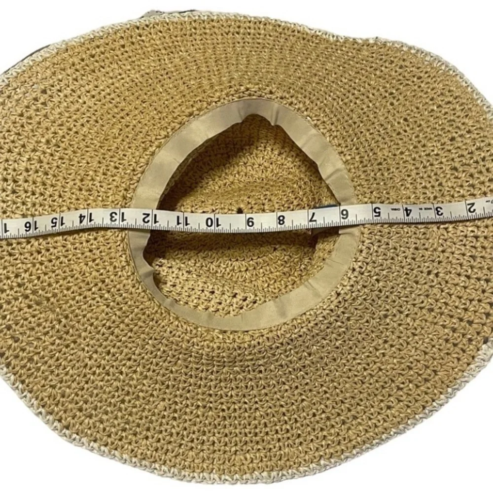 Charlie Paige Boho Packable Scrunchable Breathable Oversized Floppy Hat